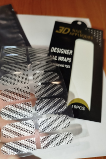 3D luxusní nálepky na nehty 003