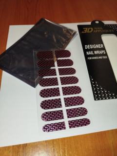 3D luxusní nálepky na nehty 004