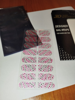 3D luxusní nálepky na nehty 005