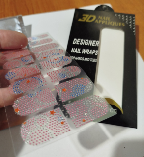 3D luxusní nálepky na nehty 006