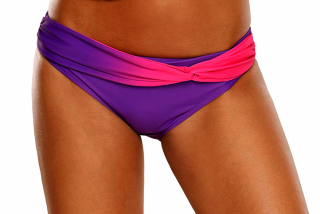 Dámské BIKINY spodní díl kalhotky 14106231-82 fialová / růžová S / XXL